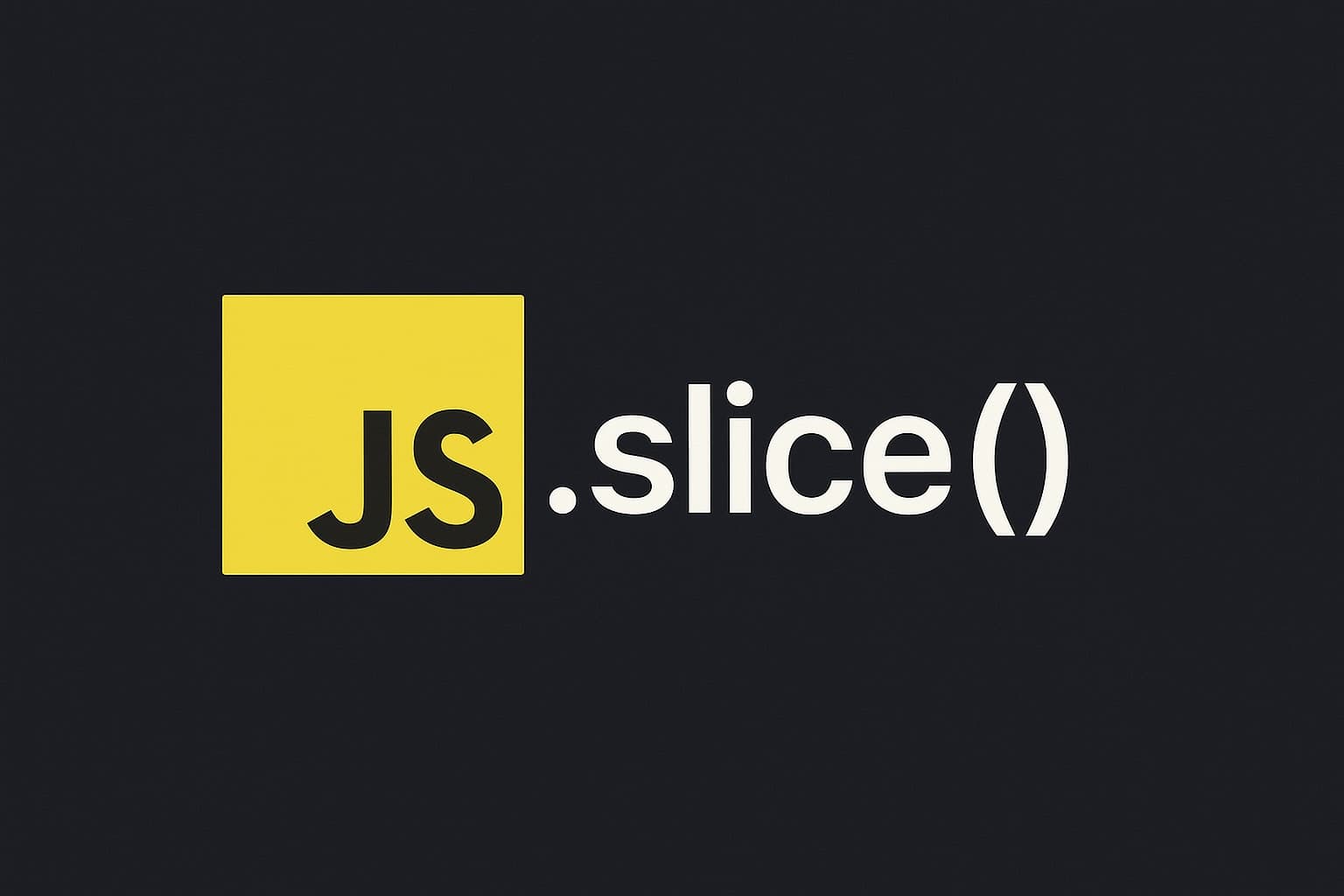 Javascript .slice() method